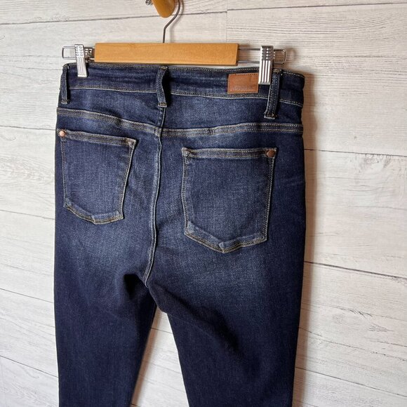 Judy Blue Jeans Womens SZ 11/30 Fremont High Rise Dark Wash Skinny Cotton Blend - Picture 10 of 16